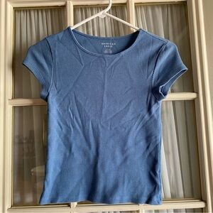 American Eagle Outfitters Short Sleeve Blue Tee